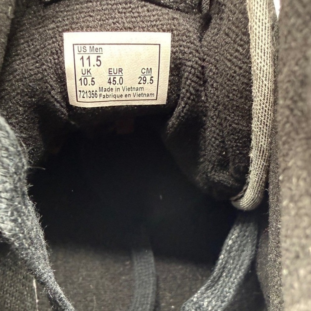 Vans High Top Sneakers Mens 11.5 Gray Excellent Heathered Gum Sole Skate Shoes - Picture 4 of 9